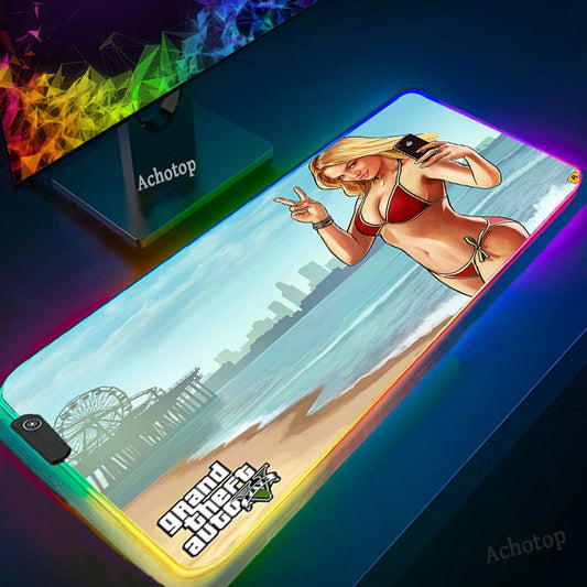 GTA RGB-Lighting Mousepads - 12 Designs