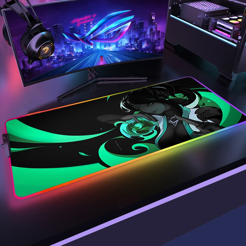 Valorant RGB Lighting Gaming Mouse Pads - 20 Variants