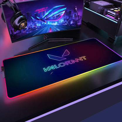 Valorant RGB Lighting Gaming Mouse Pads - 20 Variants