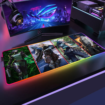 Valorant RGB Lighting Gaming Mouse Pads - 20 Variants