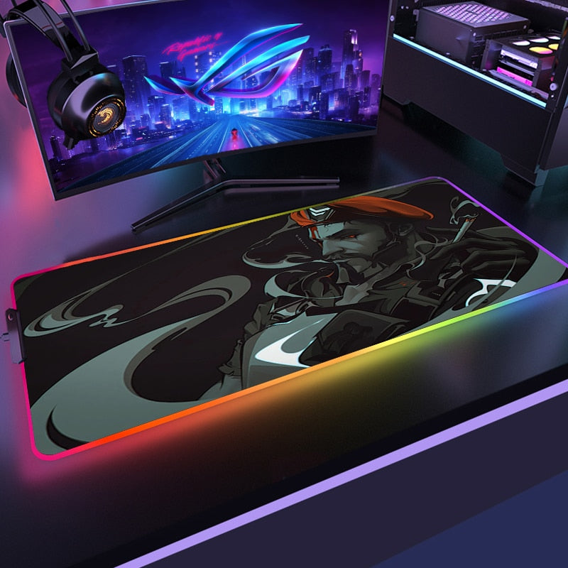 Valorant RGB Lighting Gaming Mouse Pads - 20 Variants