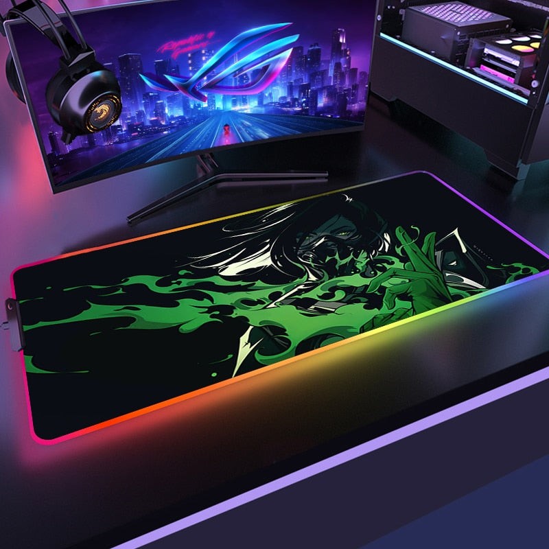 Valorant RGB Lighting Gaming Mouse Pads - 20 Variants