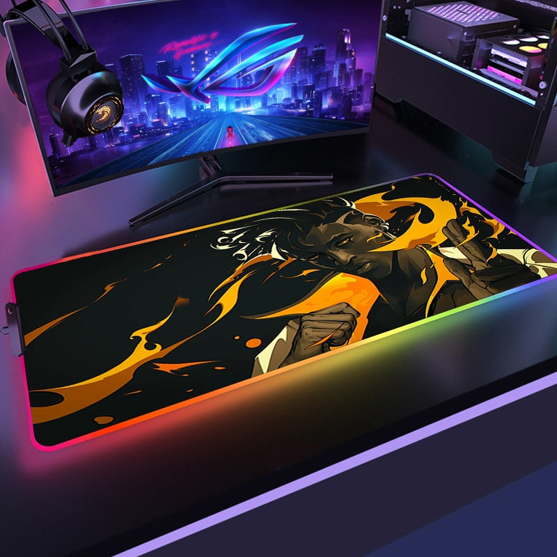 Valorant RGB Lighting Gaming Mouse Pads - 20 Variants