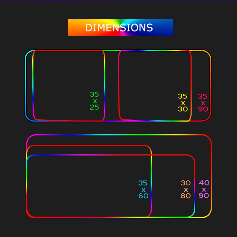 Call of Duty RGB-Lighting Mousepads - 15 Designs