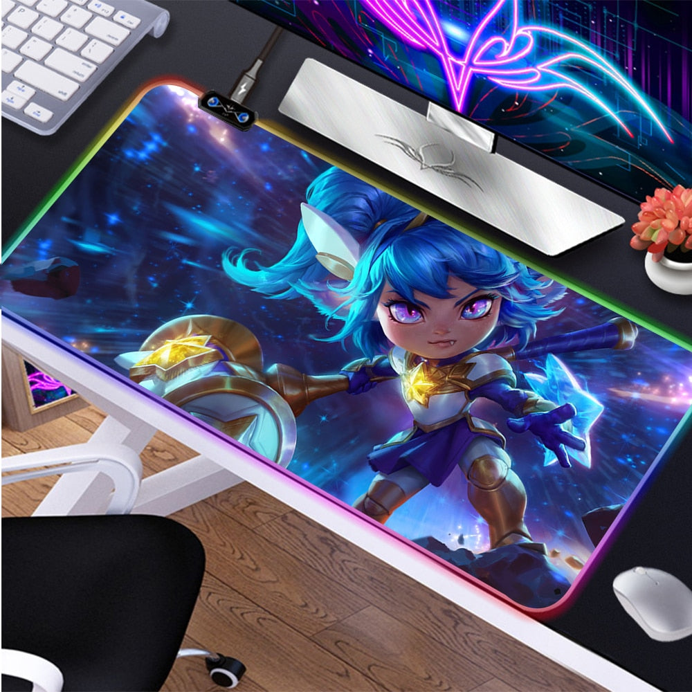 Star Guardian RGB-Lighting Mousepads