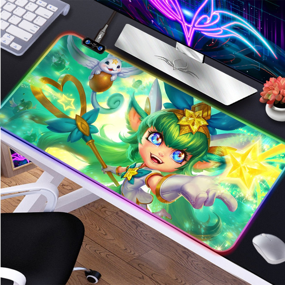 Star Guardian RGB-Lighting Mousepads